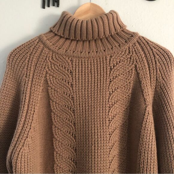 Bentley Vintage 100% wool heavy weight wool turtleneck sweater size large - Picture 2 of 9